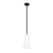 Z-Lite Farrell Pendant Matte Black 1 Light Rod 3043P7-ROD-MB | theLightShop