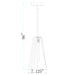 Z-Lite Farrell Pendant Matte Black 1 Light Rod 3043P7-ROD-MB | theLightShop