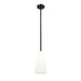 Z-Lite Farrell Pendant Matte Black 1 Light Rod 3043P7-ROD-MB | theLightShop