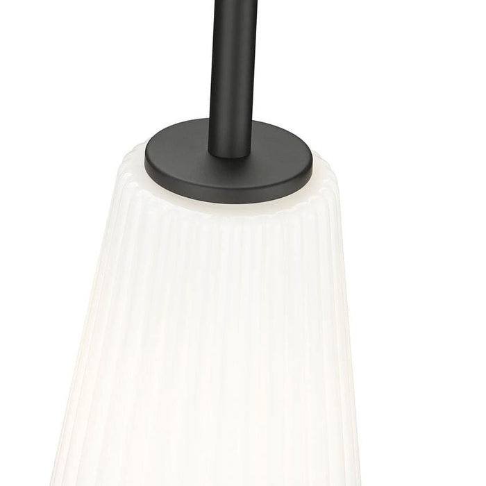 Z-Lite Farrell Pendant Matte Black 1 Light Rod 3043P7-ROD-MB | theLightShop