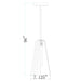 Z-Lite Farrell Pendant Matte Black 1 Light Rod 3043P7-ROD-MB | theLightShop