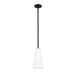 Z-Lite Farrell Pendant Matte Black 1 Light Rod 3043P7-ROD-MB | theLightShop