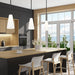Z-Lite Farrell Pendant Matte Black 1 Light Rod 3043P7-ROD-MB | theLightShop