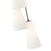 Z-Lite Farrell Pendant Matte Black 5 Light Round 3043P7-5R-MB | theLightShop