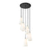 Z-Lite Farrell Pendant Matte Black 7 Light Round 3043P7-7R-MB | theLightShop