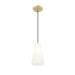 Z-Lite Farrell Pendant Modern Gold 1 Light Cord 3043P6-MGLD | theLightShop