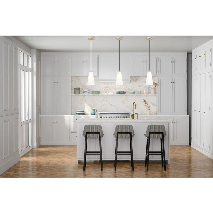 Z-Lite Farrell Pendant Modern Gold 1 Light Cord 3043P6-MGLD | theLightShop