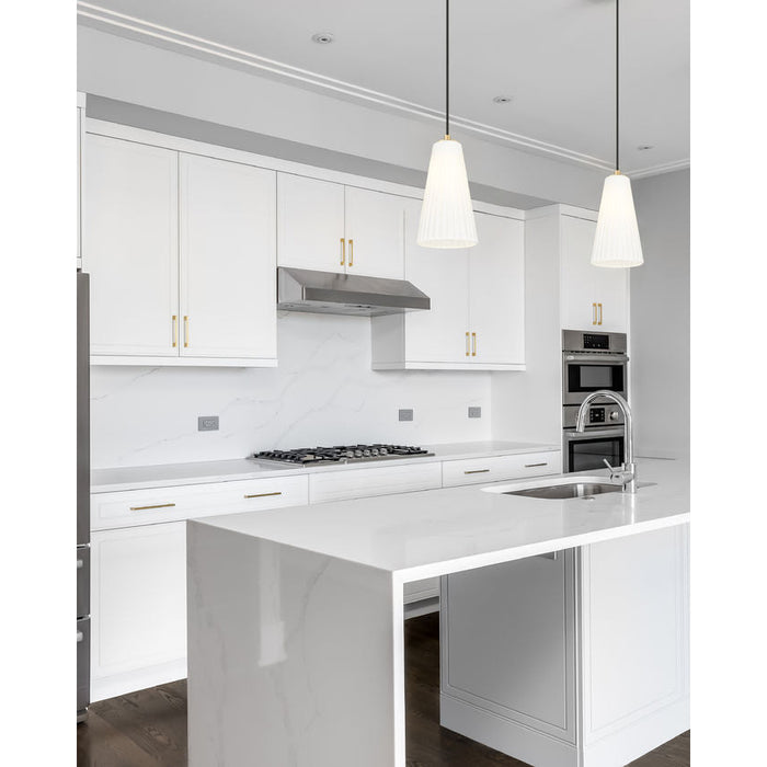Z-Lite Farrell Pendant Modern Gold 1 Light Cord 3043P6-MGLD | theLightShop