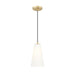 Z-Lite Farrell Pendant Modern Gold 1 Light Cord 3043P6-MGLD | theLightShop