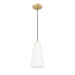 Z-Lite Farrell Pendant Modern Gold 1 Light Cord 3043P7-MGLD | theLightShop