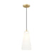 Z-Lite Farrell Pendant Modern Gold 1 Light Cord 3043P7-MGLD | theLightShop