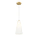 Z-Lite Farrell Pendant Modern Gold 1 Light Cord 3043P7-MGLD | theLightShop