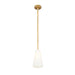 Z-Lite Farrell Pendant Modern Gold 1 Light Rod 3043P6-ROD-MGLD | theLightShop