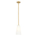 Z-Lite Farrell Pendant Modern Gold 1 Light Rod 3043P6-ROD-MGLD | theLightShop