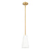 Z-Lite Farrell Pendant Modern Gold 1 Light Rod 3043P6-ROD-MGLD | theLightShop