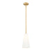 Z-Lite Farrell Pendant Modern Gold 1 Light Rod 3043P7-ROD-MGLD | theLightShop