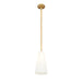 Z-Lite Farrell Pendant Modern Gold 1 Light Rod 3043P7-ROD-MGLD | theLightShop
