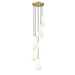 Z-Lite Farrell Pendant Modern Gold 5 Light Round 3043P7-5R-MGLD | theLightShop