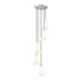Z-Lite Farrell Pendant Round Brushed Nickel 5 Light 3043P6-5R-BN | theLightShop