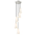 Z-Lite Farrell Pendant Round Brushed Nickel 5 Light 3043P6-5R-BN | theLightShop