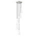 Z-Lite Farrell Pendant Round Brushed Nickel 5 Light 3043P6-5R-BN | theLightShop