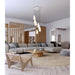 Z-Lite Farrell Pendant Round Brushed Nickel 7 Light 3043P6-7R-BN | theLightShop
