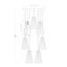 Z-Lite Farrell Pendant Round Brushed Nickel 7 Light 3043P6-7R-BN | theLightShop