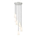 Z-Lite Farrell Pendant Round Brushed Nickel 7 Light 3043P6-7R-BN | theLightShop