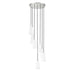 Z-Lite Farrell Pendant Round Brushed Nickel 7 Light 3043P6-7R-BN | theLightShop