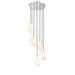 Z-Lite Farrell Pendant Round Brushed Nickel 7 Light 3043P6-7R-BN | theLightShop