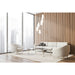 Z-Lite Farrell Pendant Round Brushed Nickel 7 Light 3043P6-7R-BN | theLightShop