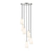 Z-Lite Farrell Pendant Round Brushed Nickel 7 Light 3043P6-7R-BN | theLightShop