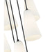 Z-Lite Farrell Pendant Round Matte Black 7 Light 3043P6-7R-MB | theLightShop