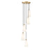 Z-Lite Farrell Pendant Round Modern Gold 5 Light 3043P6-5R-MGLD | theLightShop