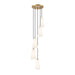 Z-Lite Farrell Pendant Round Modern Gold 5 Light 3043P6-5R-MGLD | theLightShop