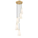 Z-Lite Farrell Pendant Round Modern Gold 5 Light 3043P6-5R-MGLD | theLightShop