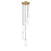 Z-Lite Farrell Pendant Round Modern Gold 5 Light 3043P6-5R-MGLD | theLightShop