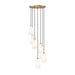 Z-Lite Farrell Pendant Round Modern Gold 7 Light 3043P6-7R-MGLD | theLightShop
