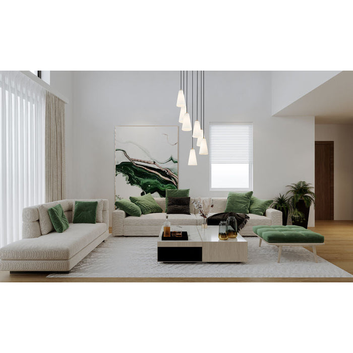 Z-Lite Farrell Pendant Round Modern Gold 7 Light 3043P6-7R-MGLD | theLightShop