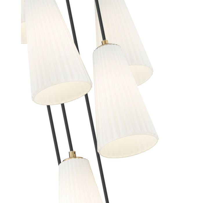 Z-Lite Farrell Pendant Round Modern Gold 7 Light 3043P6-7R-MGLD | theLightShop