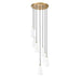 Z-Lite Farrell Pendant Round Modern Gold 7 Light 3043P6-7R-MGLD | theLightShop