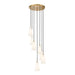 Z-Lite Farrell Pendant Round Modern Gold 7 Light 3043P6-7R-MGLD | theLightShop