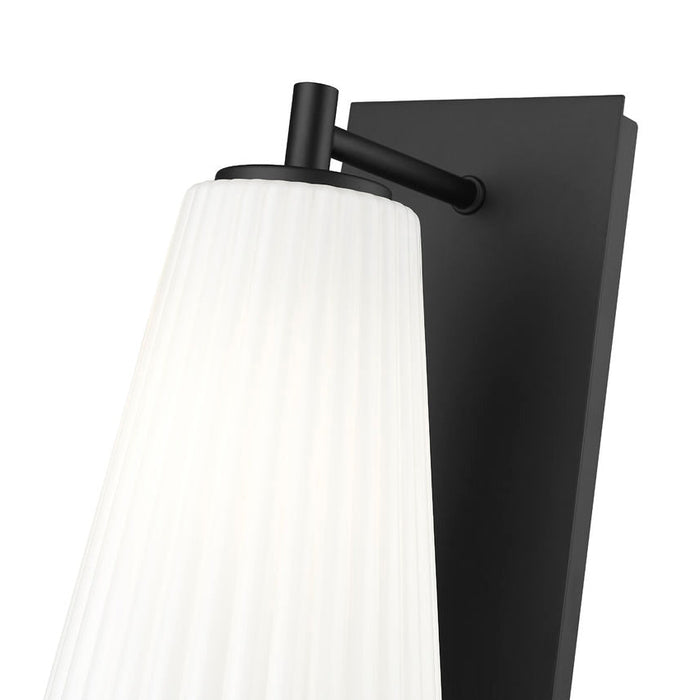 Z-Lite Farrell Wall Sconce Matte Black 1 Light 3043-1SL-MB | theLightShop
