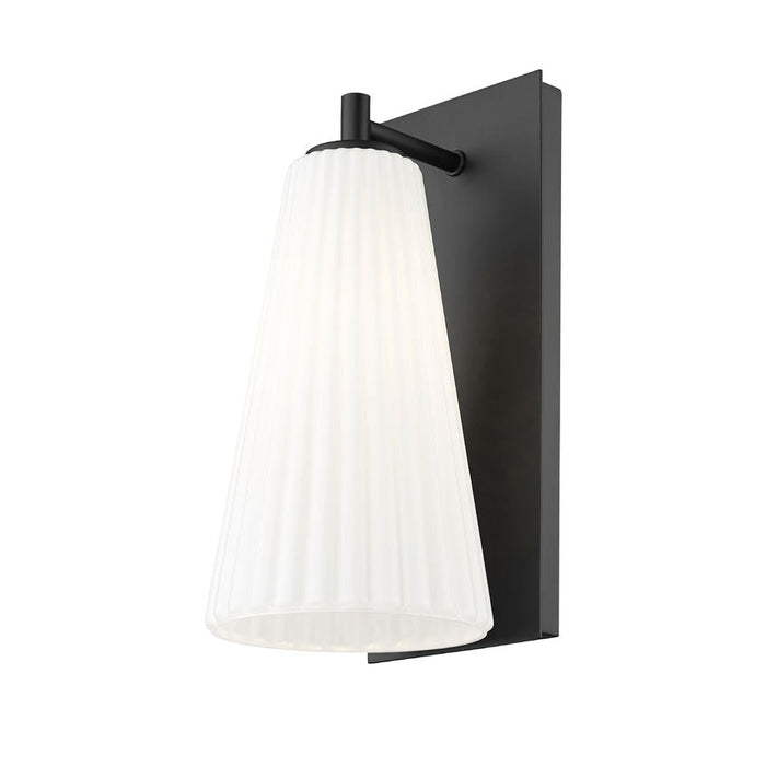 Z-Lite Farrell Wall Sconce Matte Black 1 Light 3043-1SS-MB | theLightShop