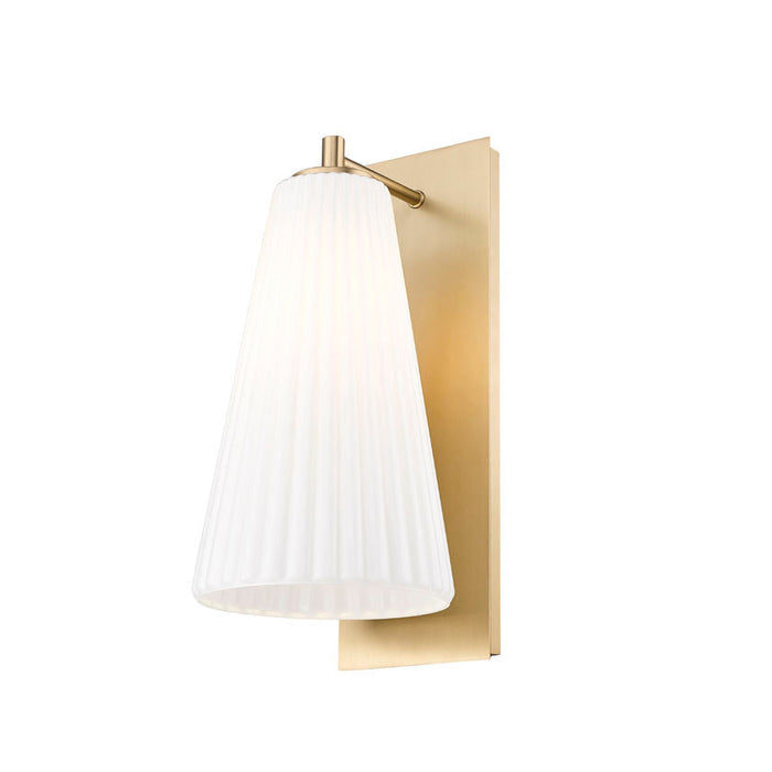 Z-Lite Farrell Wall Sconce Modern Gold 1 Light 3043-1SL-MGLD | theLightShop