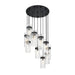 Z-Lite Fontaine 11 Light Pendant - Matte Black