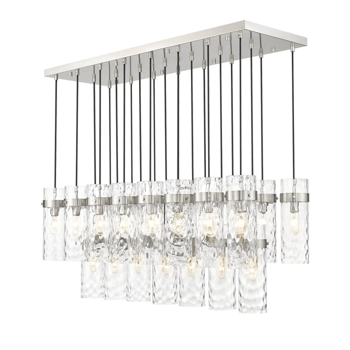 Z-Lite Fontaine 23 Light Linear Pendant - Brushed Nickel