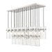 Z-Lite Fontaine 23 Light Linear Pendant - Brushed Nickel