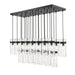 Z-Lite Fontaine 23 Light Linear Pendant - Matte Black