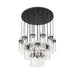 Z-Lite Fontaine 27 Light Round Pendant - Matte Black